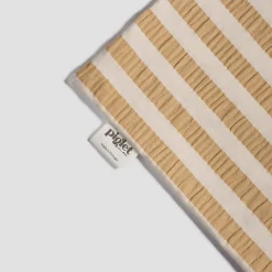 Ochre Seersucker Kids Stripe Cotton Bedding Set