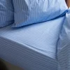Pale Blue Favorite Shirt Stripe Cotton Fitted Sheet