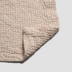 Parchment Waffle Cotton Throw
