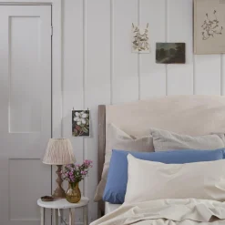 Parchment Washed Cotton Percale Pillowcases (Pair)