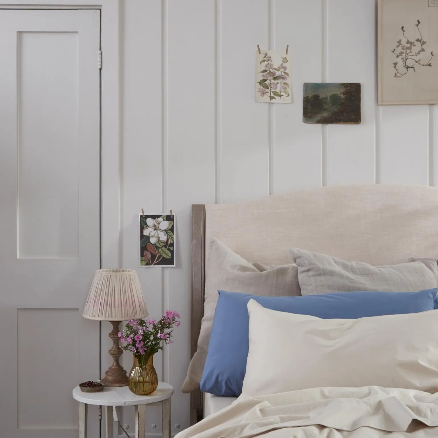 Parchment Washed Cotton Percale Pillowcases (Pair)