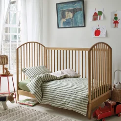 Pear Seersucker Kids Stripe Cotton Bedding Set