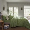 Pear Washed Cotton Percale Duvet Cover