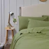 Pear Washed Cotton Percale Pillowcases (Pair)