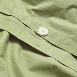 Pear Washed Cotton Percale Duvet Cover