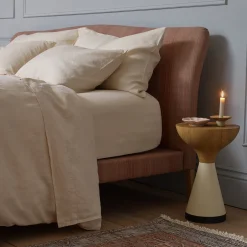 Pearl 100% Linen Flat Sheet
