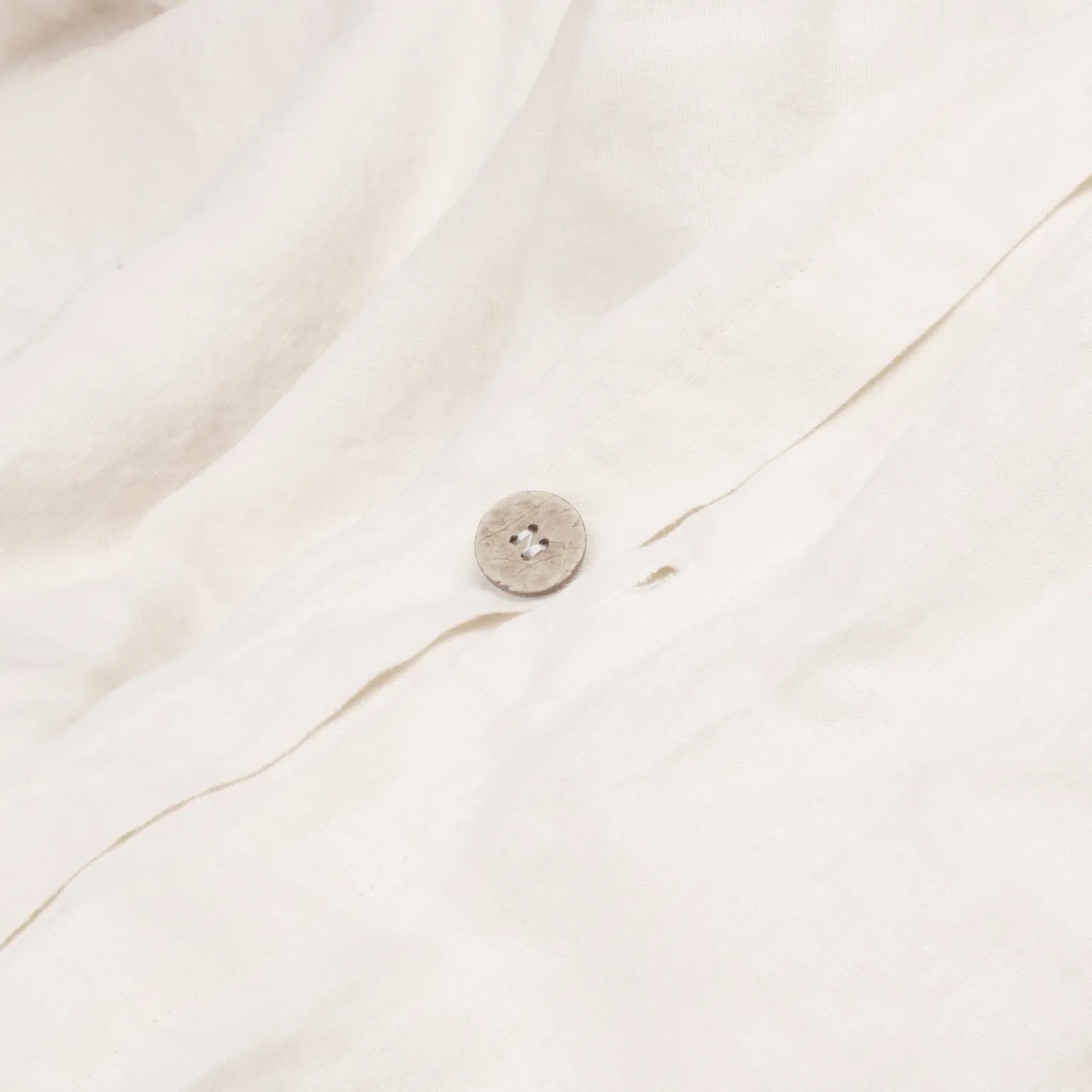 Pearl Linen Blend Duvet Cover