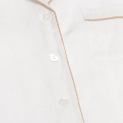 Pearl Linen Night Shirt