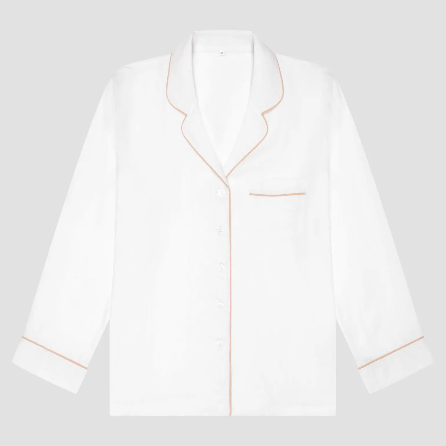 Pearl Linen Pajama Shirt