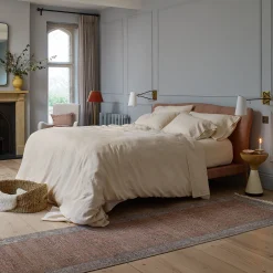 Pearl Plain 100% Linen Duvet Cover