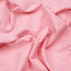Pink Bloom Linen Blend Fitted Sheet