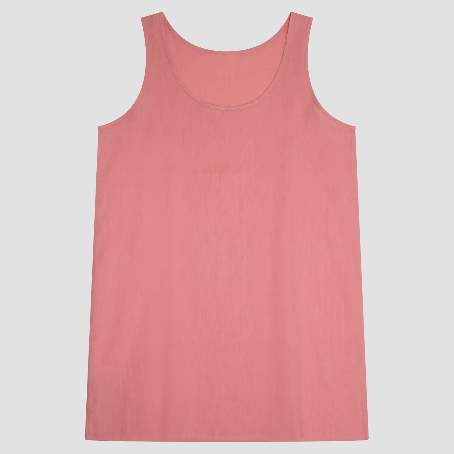 Pink Bloom Linen Night Dress