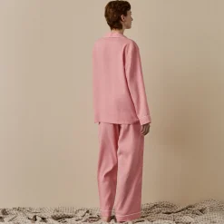 Pink Bloom Linen Pajama pants