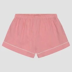 Pink Bloom Linen Pajama Shorts