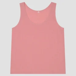 Pink Bloom Linen Tencel Cami Top