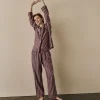 Port & Woodrose Striped Linen Pajama pants