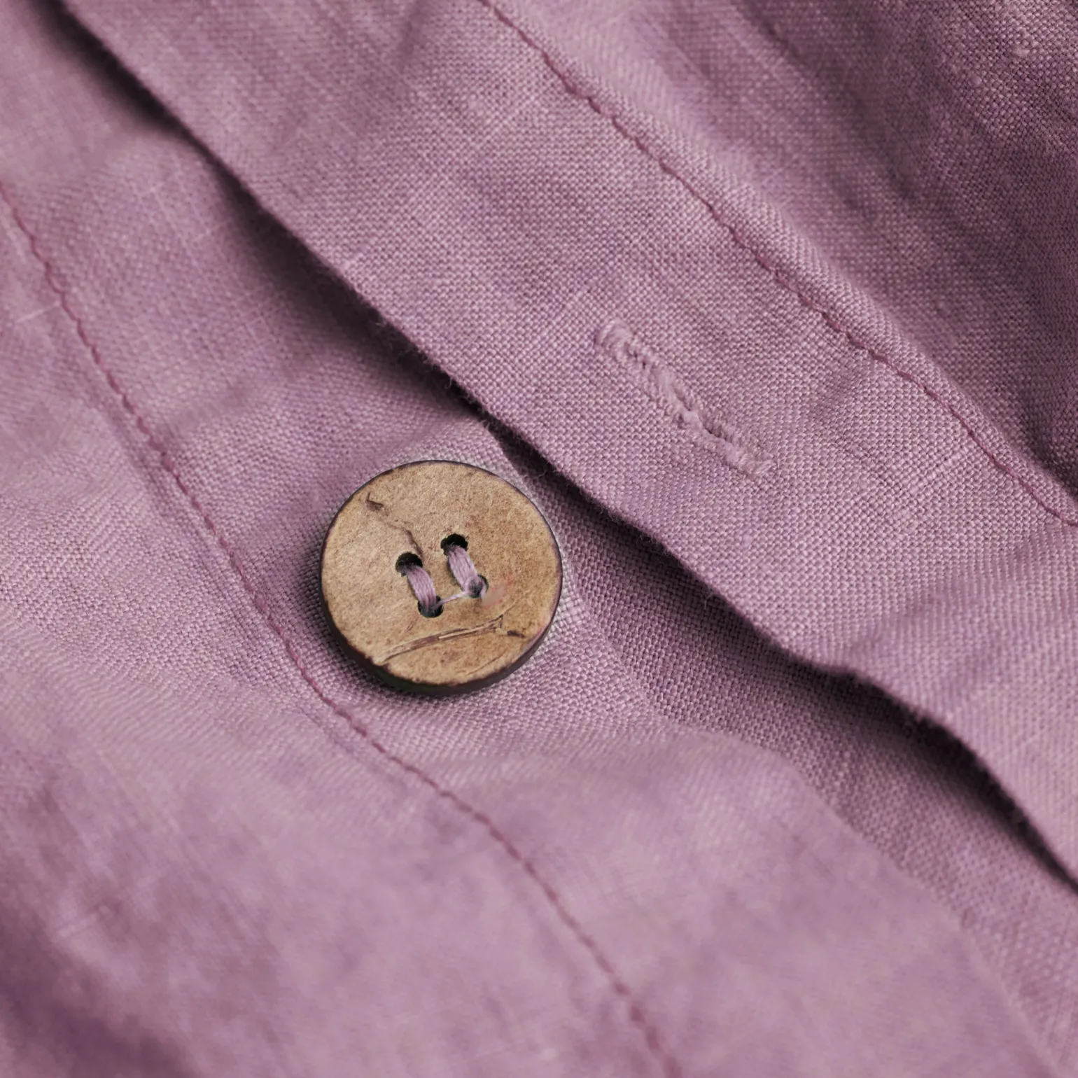 Raspberry 100% Linen Duvet Cover