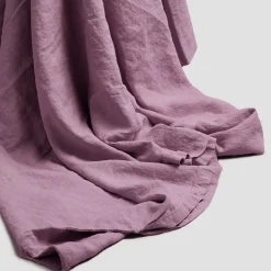 Raspberry 100% Linen Duvet Cover