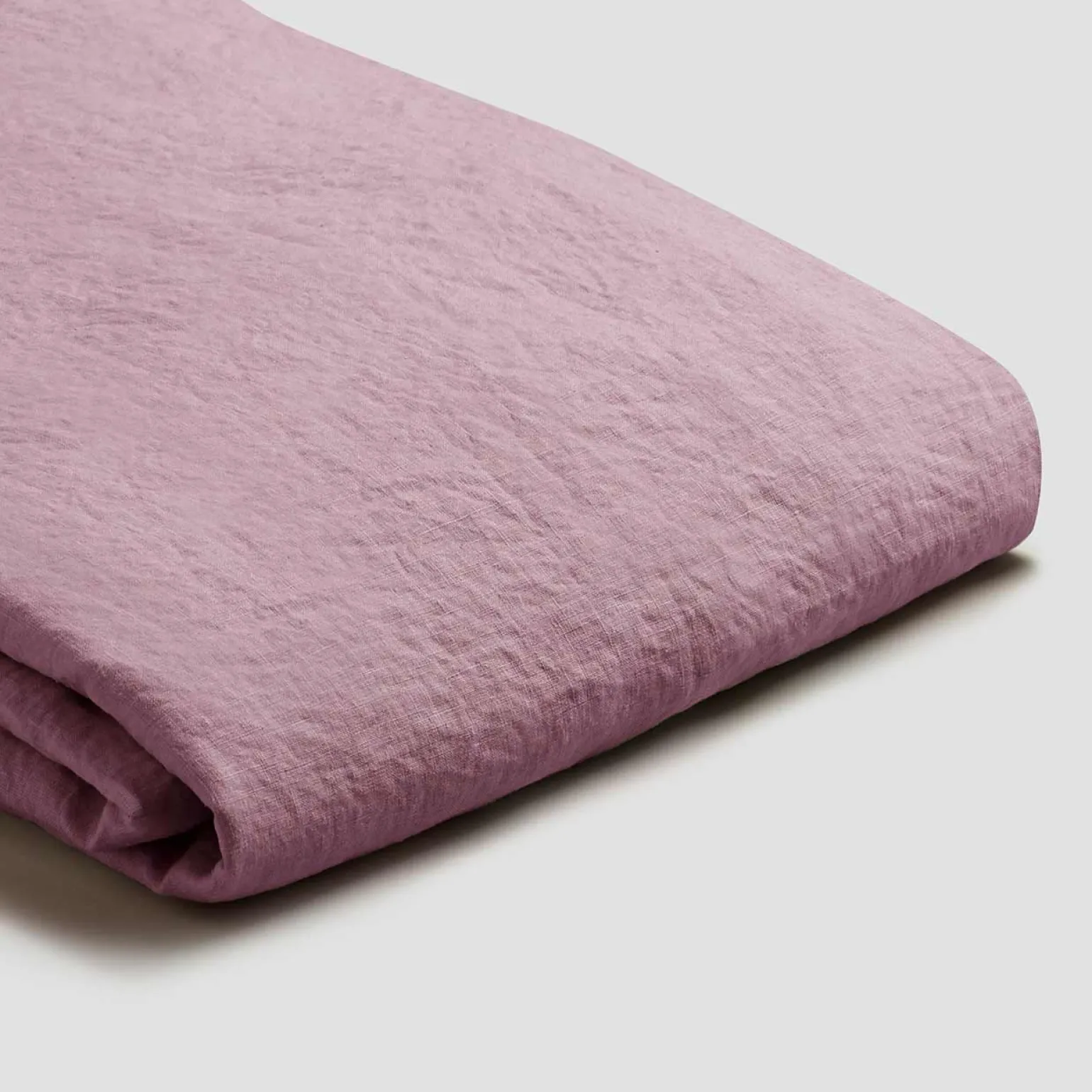 Raspberry 100% Linen Fitted Sheet