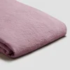 Raspberry 100% Linen Flat Sheet