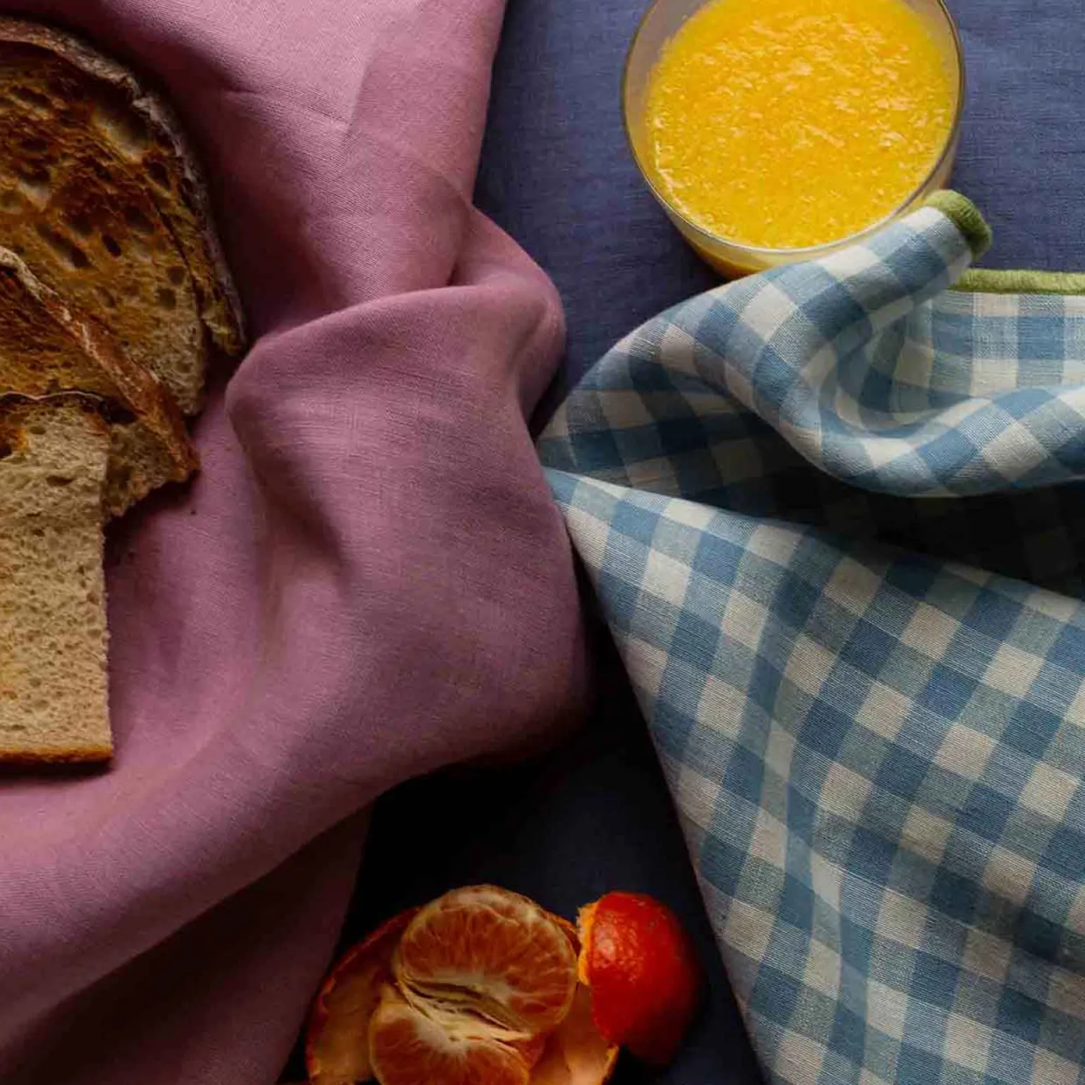 Raspberry 100% Linen Napkins Set of 4