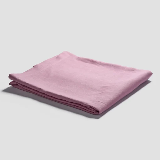 Raspberry 100% Linen Tablecloth