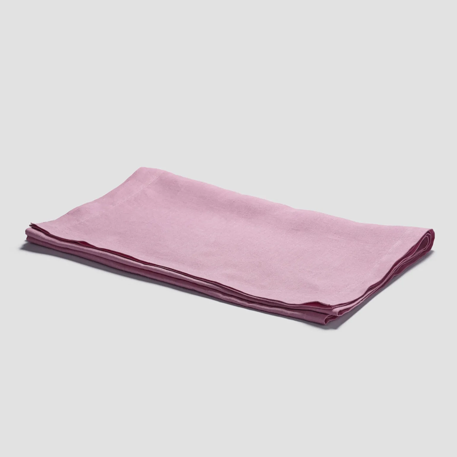 Raspberry Linen Table Runner