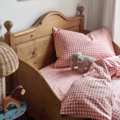 Red Dune Kids Gingham Cotton Bedding Set