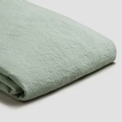 Sage Green 100% Linen Duvet Cover