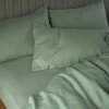 Sage Green 100% Linen Fitted Sheet
