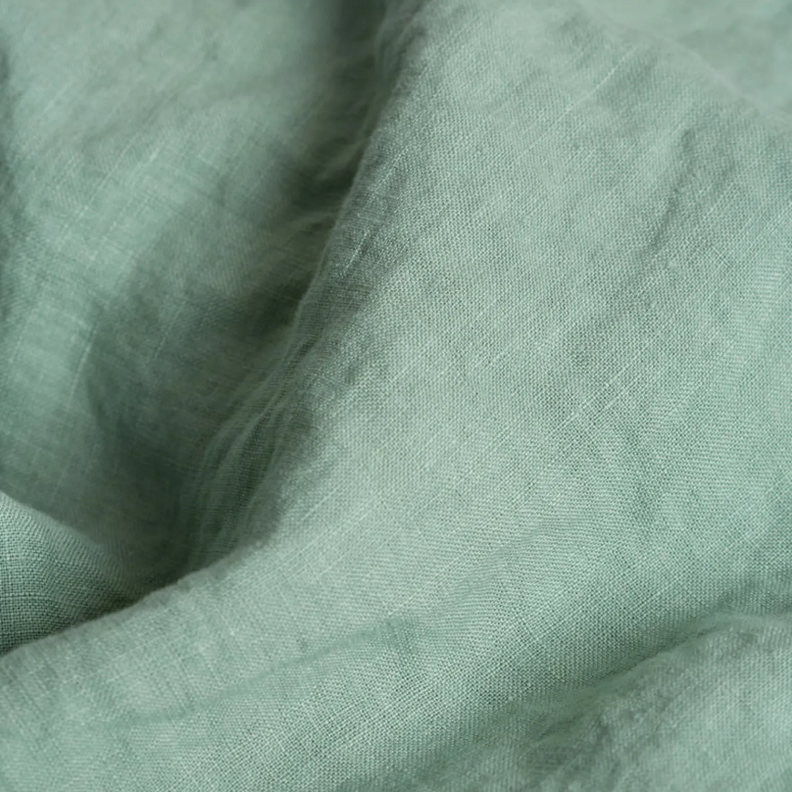 Sage Green 100% Linen Pillowcases (Pair)