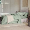 Sage Green Linen Blend Duvet Cover