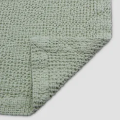 Sage Green Waffle Cotton Throw