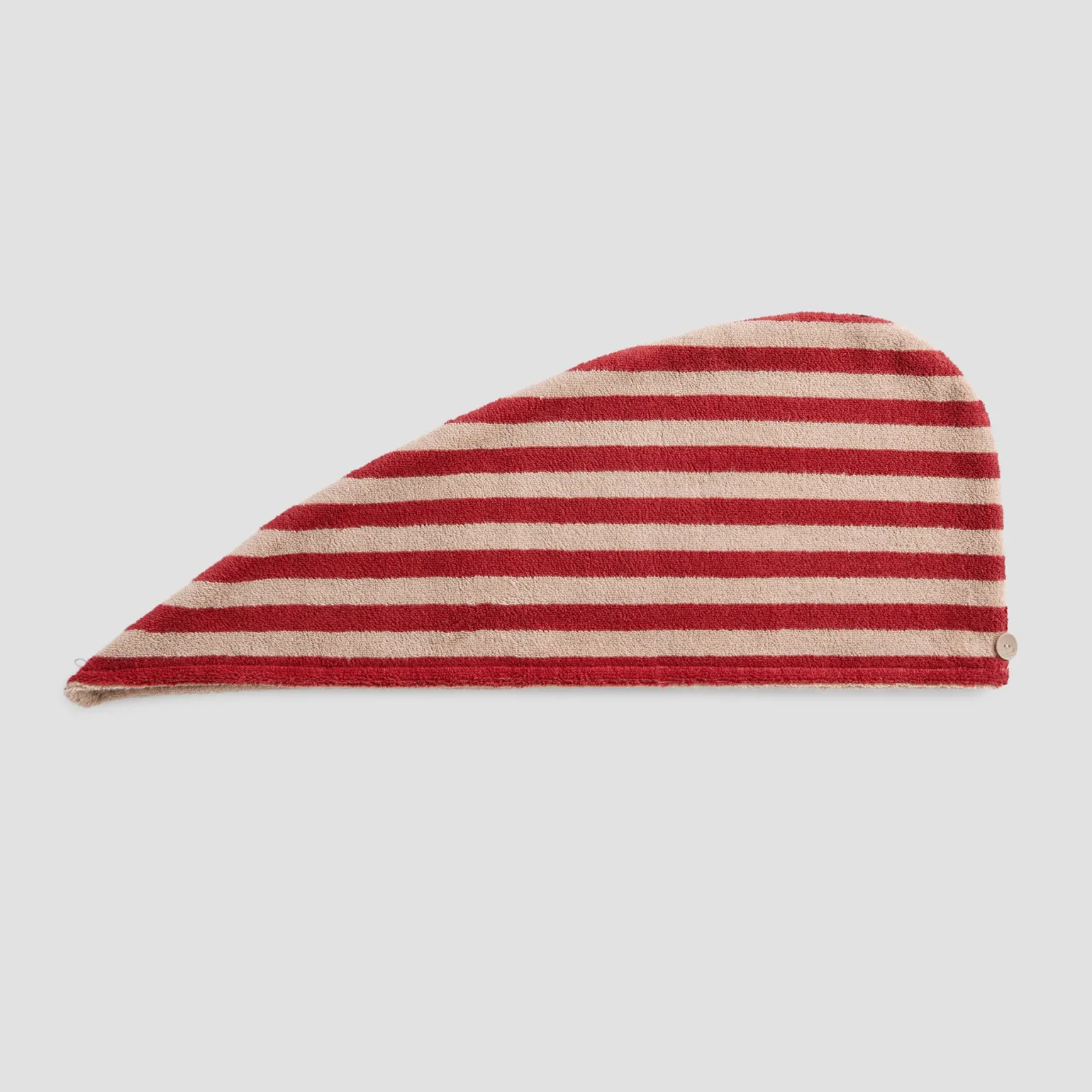 Sandstone Red Pembroke Stripe Cotton Hair Wrap
