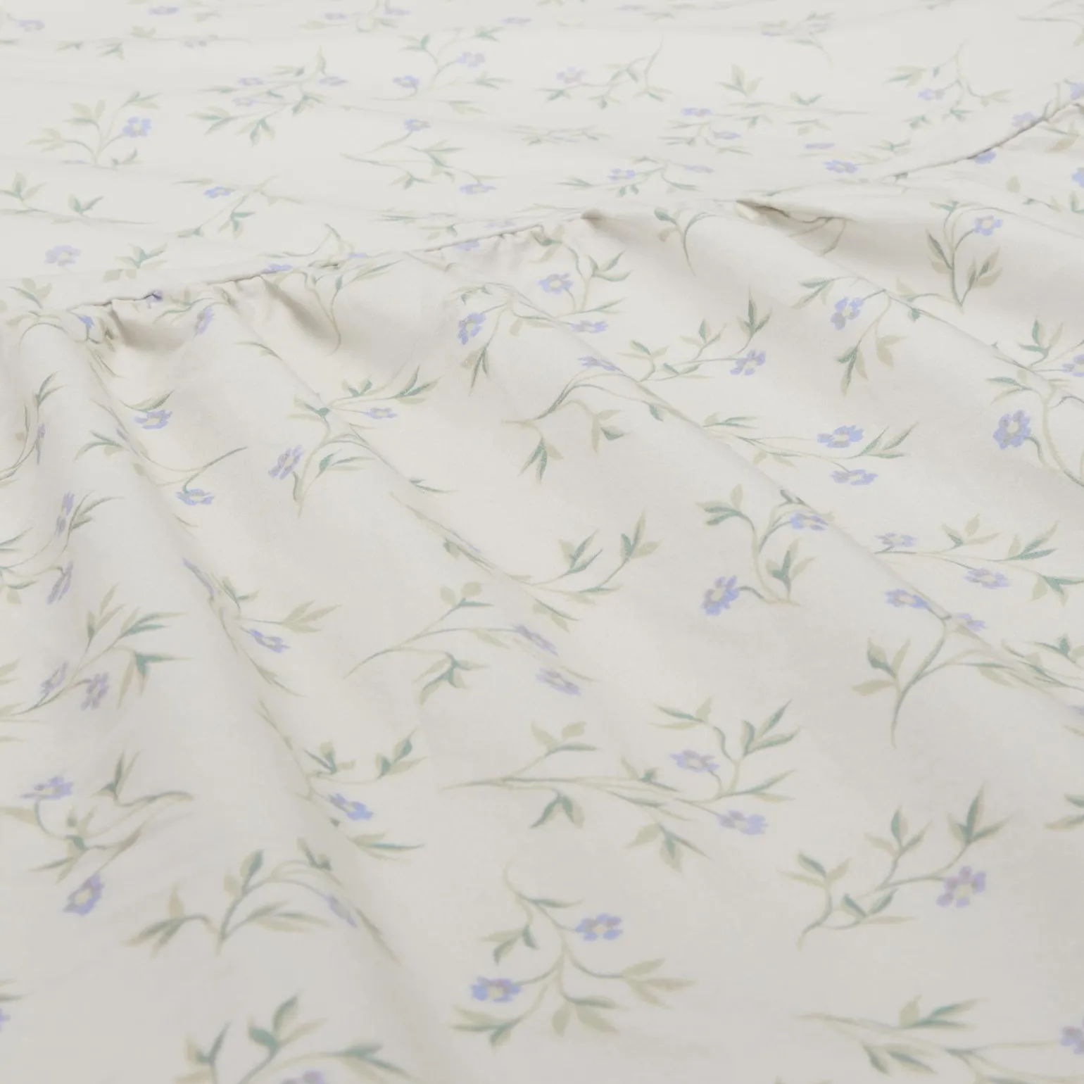 Spring Sprig Cotton Bed Skirt