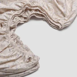 Spring Sprig Cotton Fitted Sheet