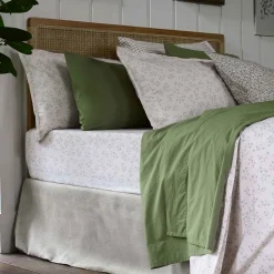 Spring Sprig Cotton Flat Sheet
