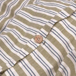 Thyme Somerley Stripe Linen Blend Duvet Cover