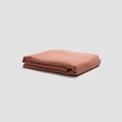 Warm Clay 100% Linen Flat Sheet