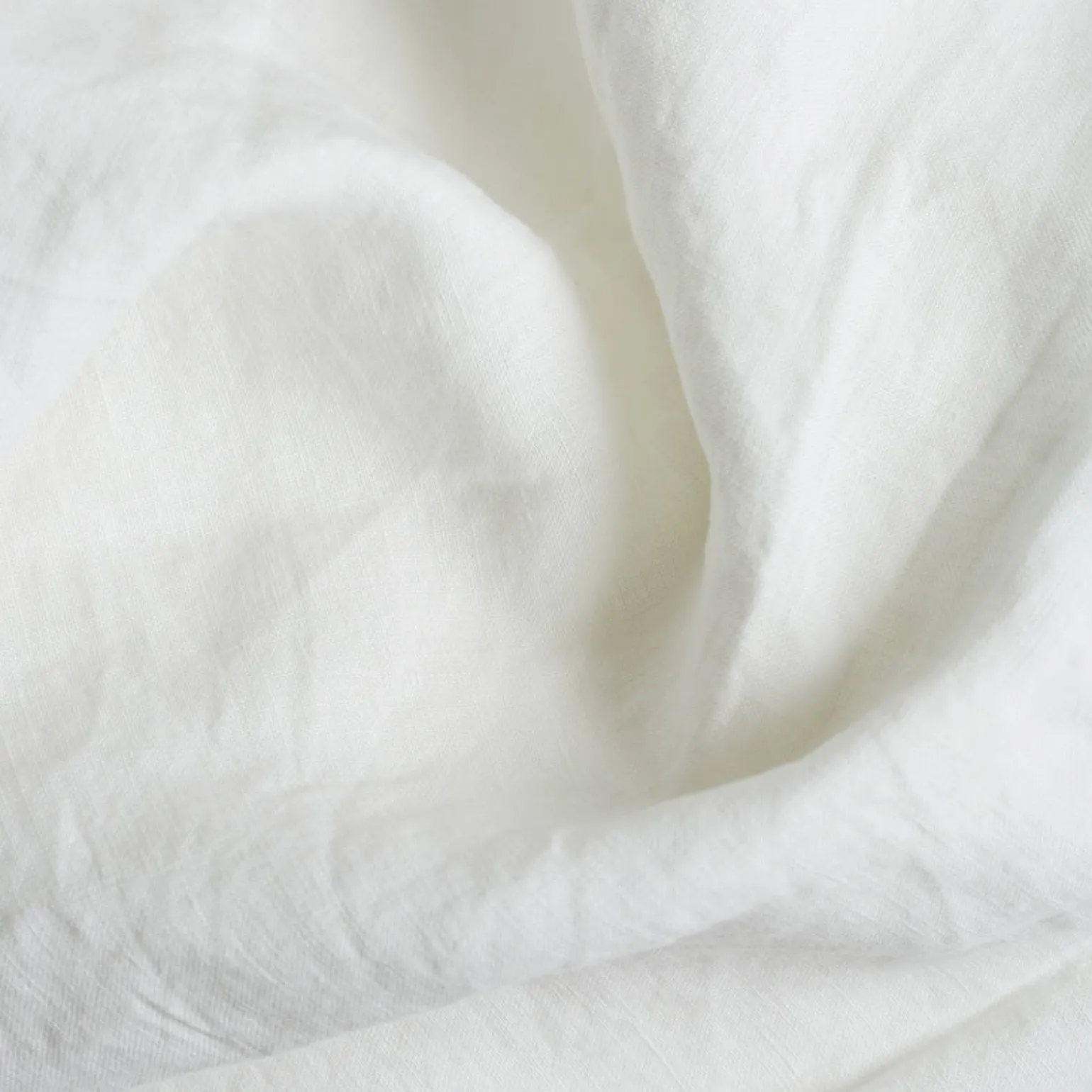 White 100% Linen Duvet Cover