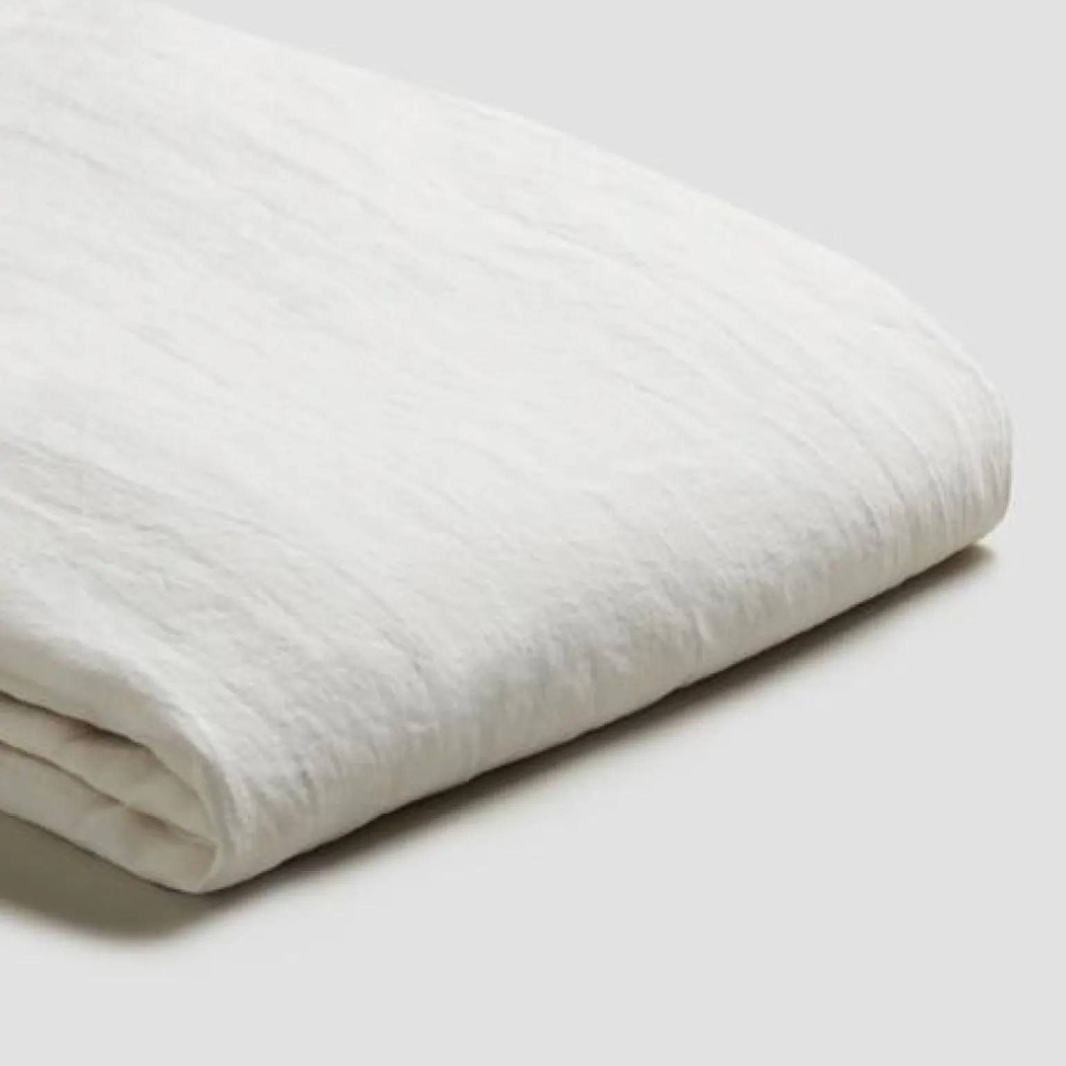 White 100% Linen Flat Sheet
