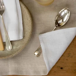 White 100% Linen Placemat Set of 4