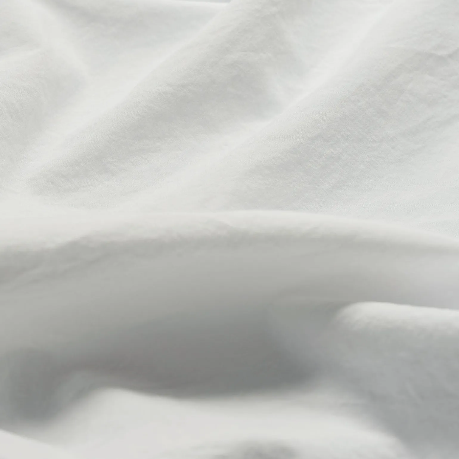 White Washed Cotton Percale Pillowcases (Pair)