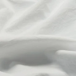 White Washed Cotton Percale Flat Sheet