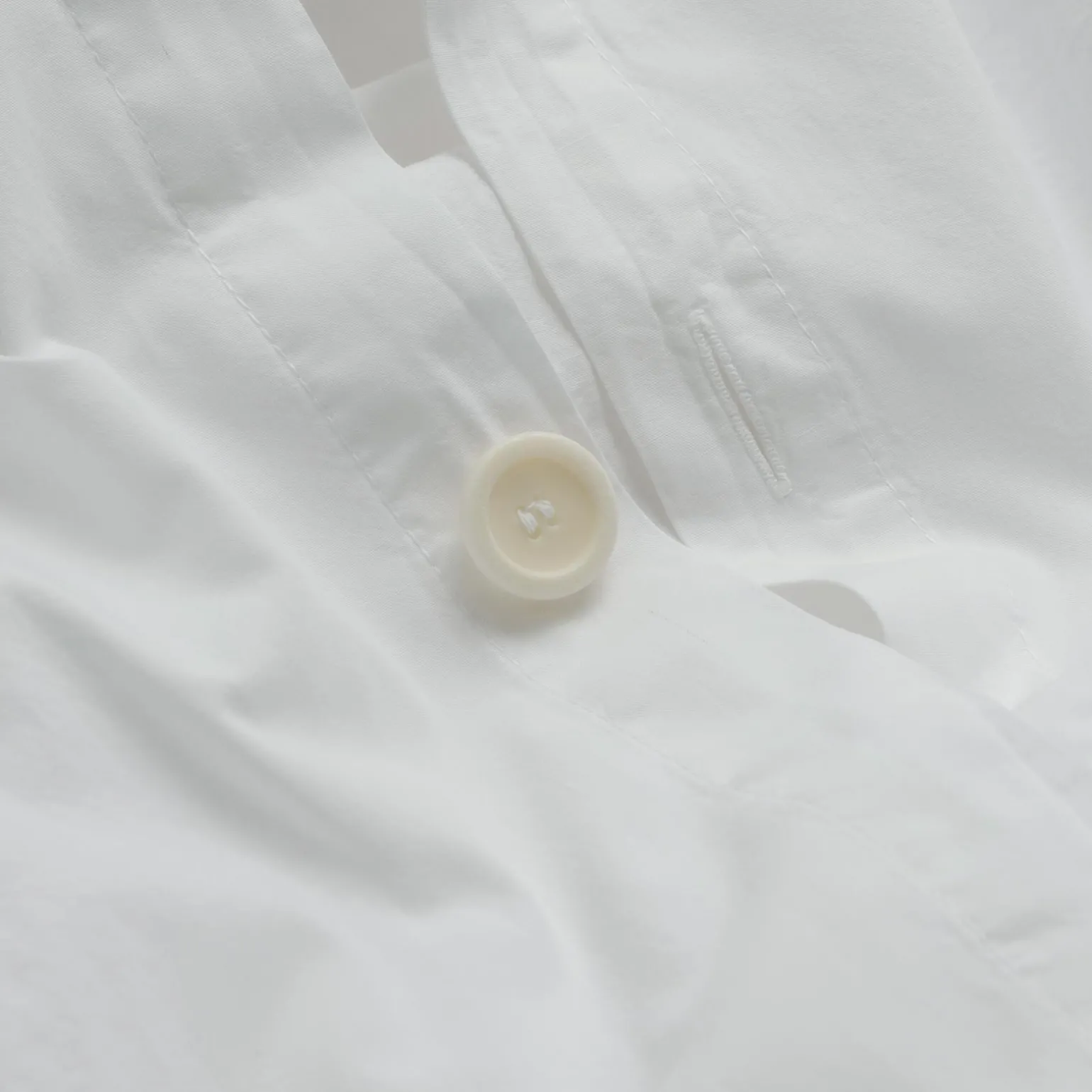 White Washed Cotton Percale Duvet Cover